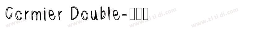 Cormier Double字体转换